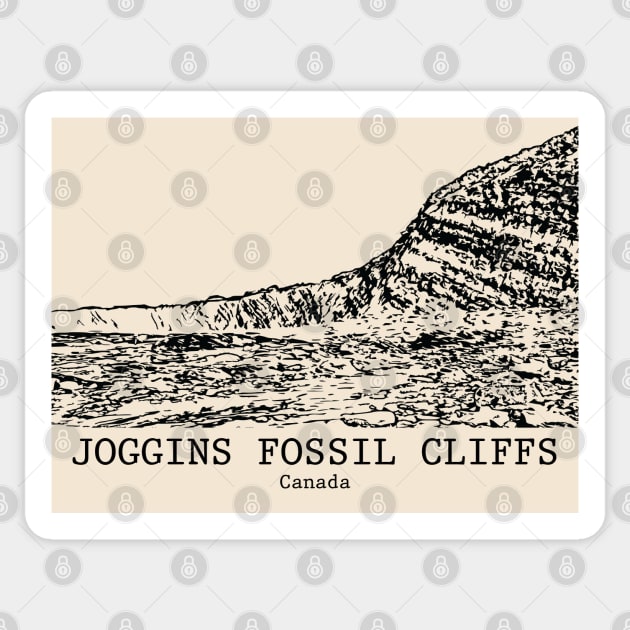 Joggins Fossil Cliffs - Canada Sticker by Lakeric